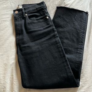 Everlane way high jeans / black / size 26